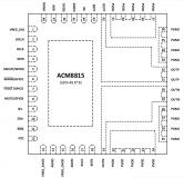 ACM8815  内置DSP的200W单声道I2S数字输入D类功放芯片大功率低音炮方案